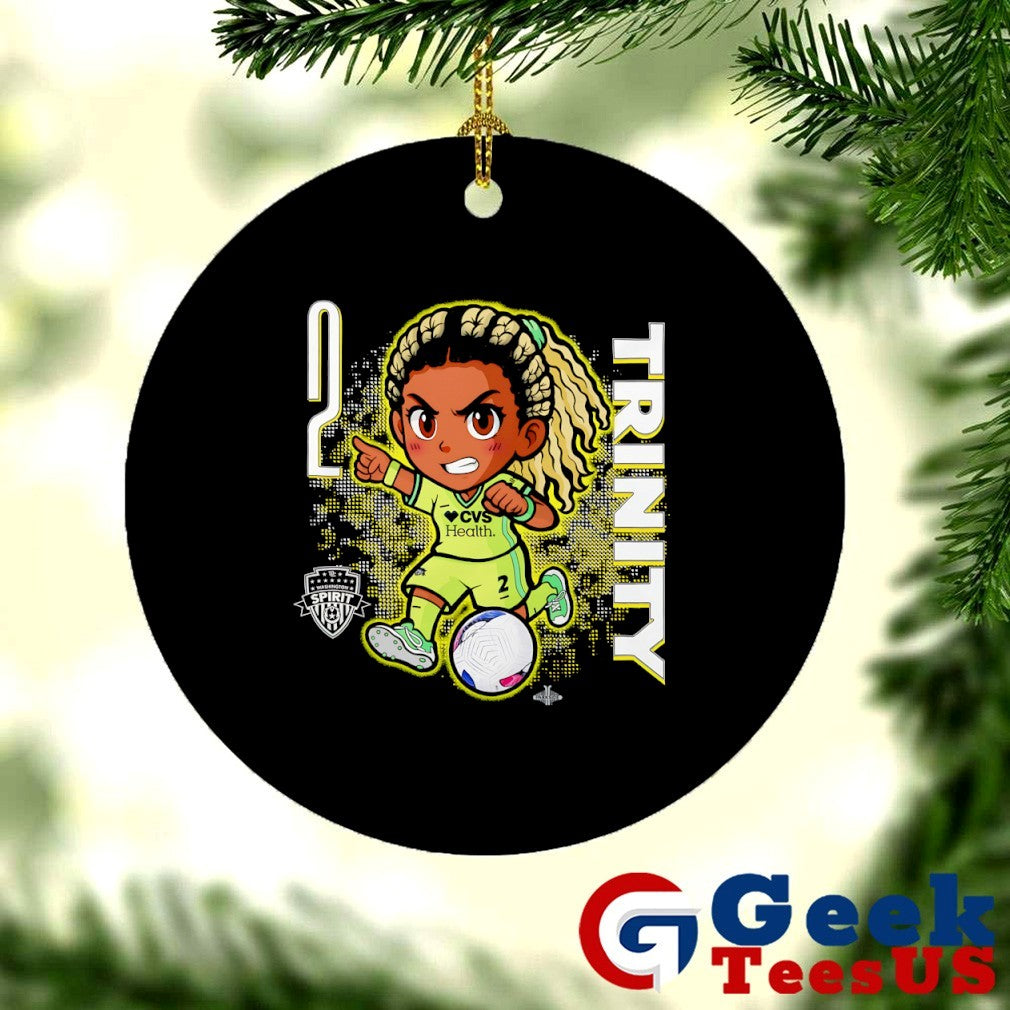 Trinity Rodman Washington Spirit NWSL chibi graphic shirt