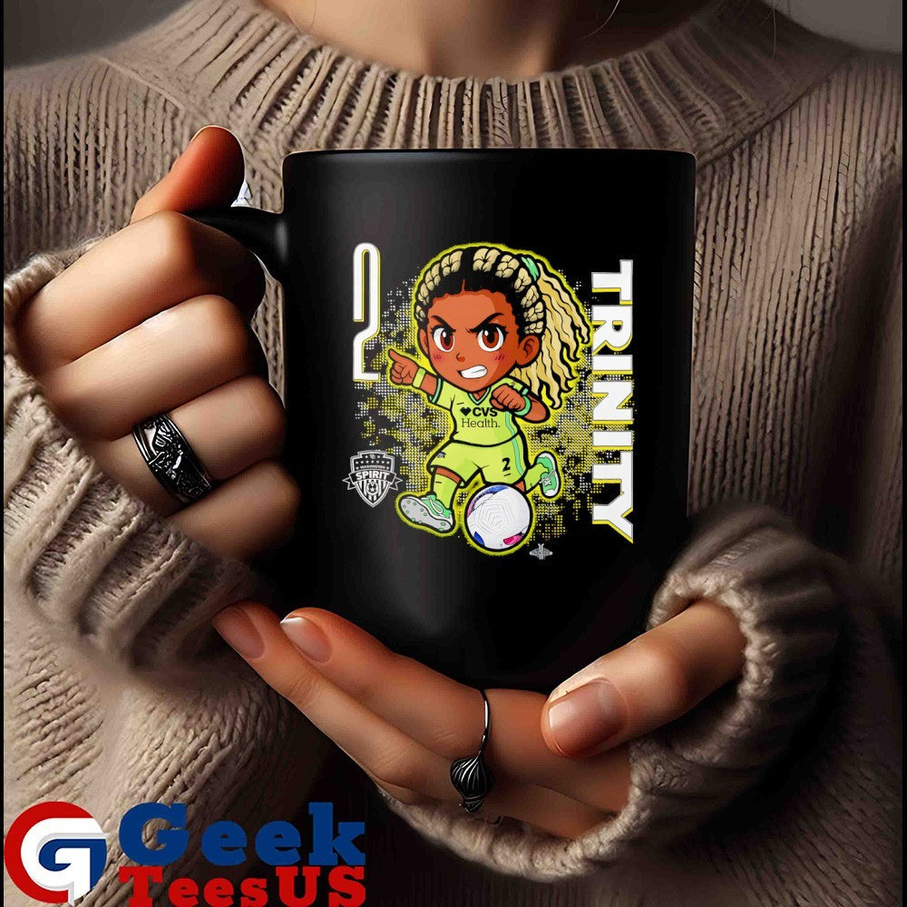 Trinity Rodman Washington Spirit NWSL chibi graphic shirt