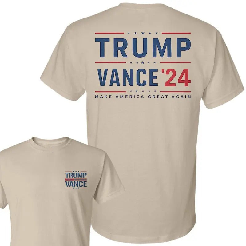 Trum Vance' 24 Make Ameica Great Shirt, President Trum, J.D. Vance Take America Back Shirt, Trum Supporter Shirt, MAGA Unisex Cotton Tee, For Men, For Women