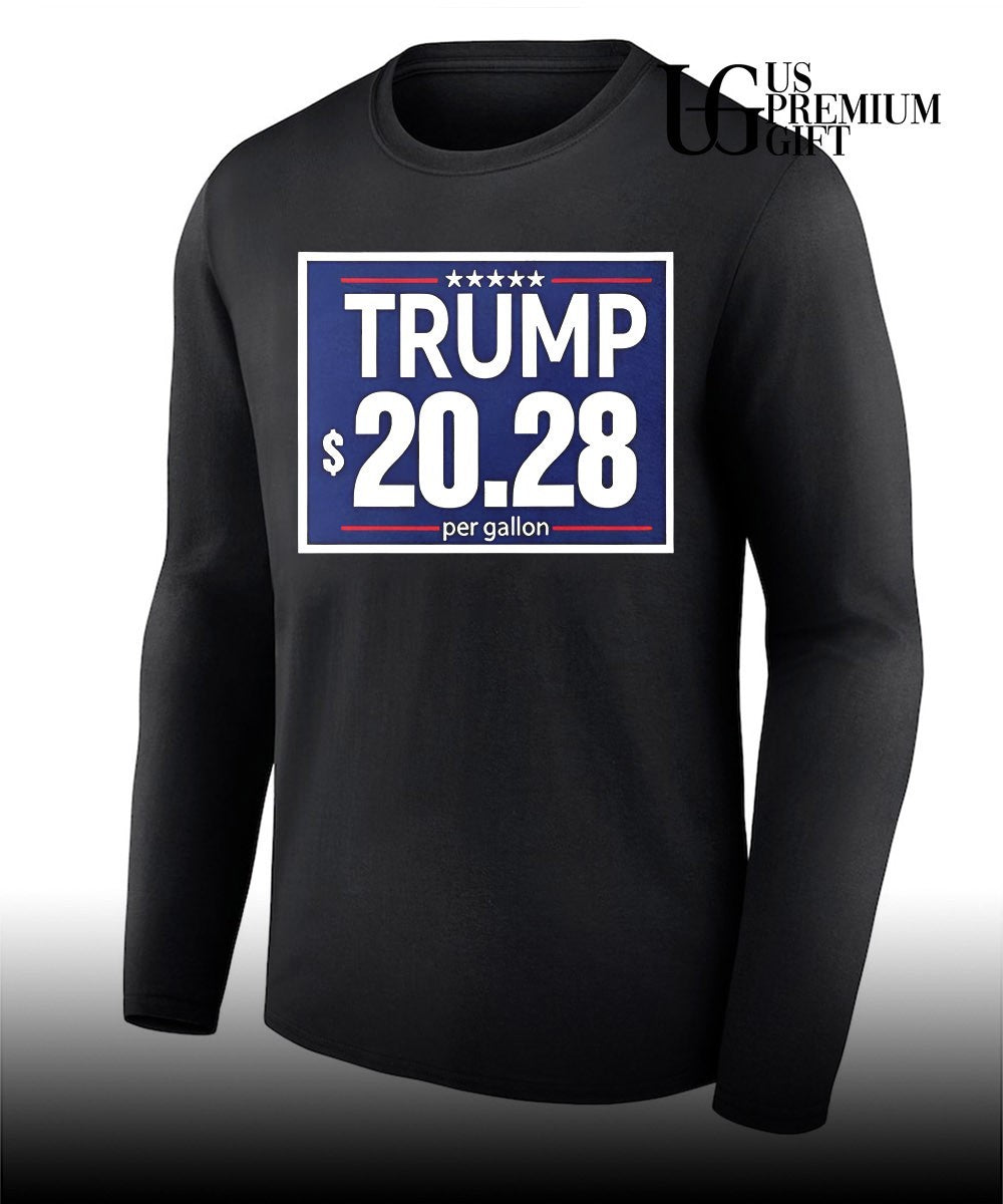 Trump 20.28 Per Gallon Funny Gas Prices Political shirt