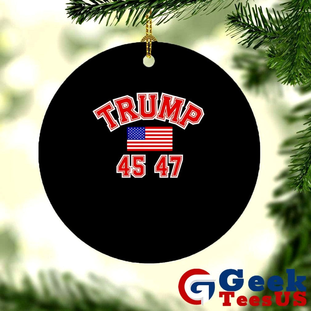 Trump 45 47 American Pride flag shirt