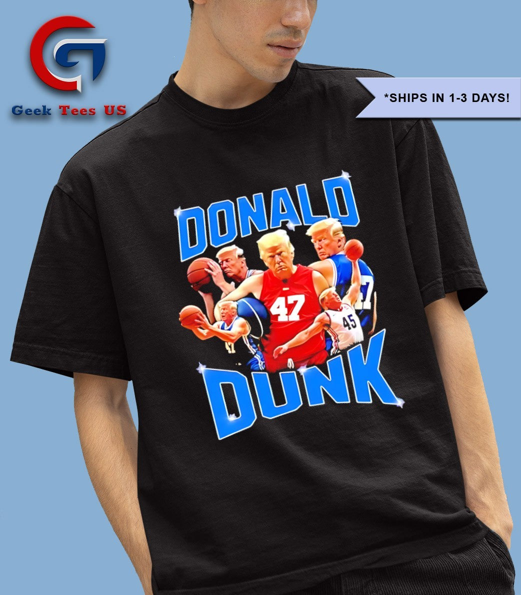 Trump Donald Dunk basketball shirt