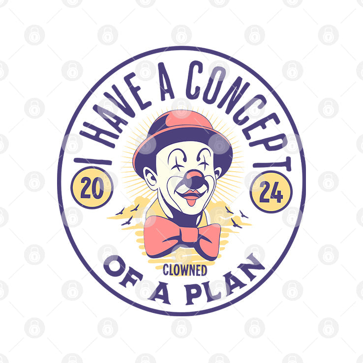 Trump I Have A Concept Of A Plan 2024 Debate Shirt