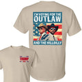 Trump I'm Voting For The Outlaw And Hillbilly American Flag Trum Vance Shirt, Trum Vance 2024 Shirt, Election Shirt, Trendy Shirt - Unisex T-shirt Classic - Graphic Tees For Women And Men -Gifts For All