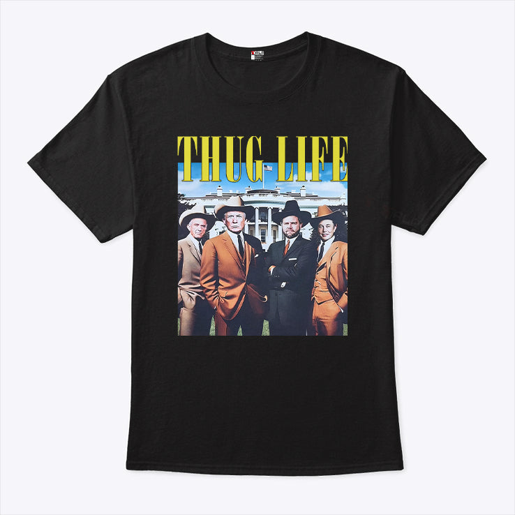 Trump JD Vance Elon Musk Robert F. Kennedy Jr Friends Thug Life Shirt