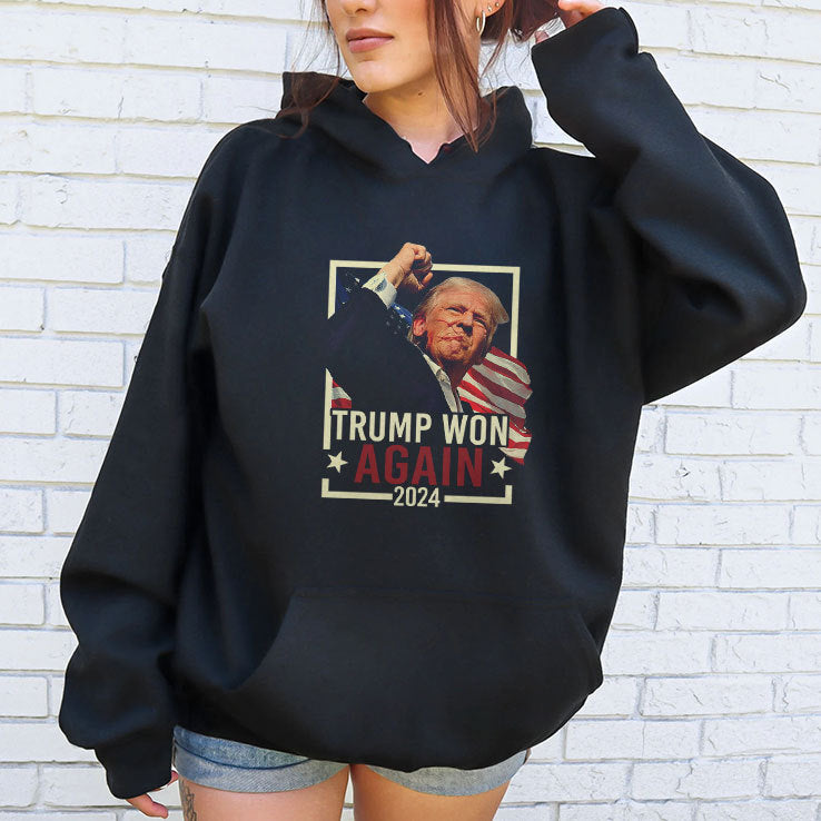 Trump Won Again 2024 T Shirt