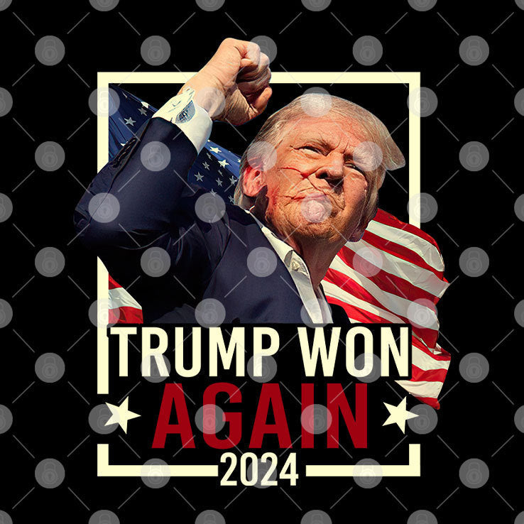 Trump Won Again 2024 T Shirt