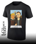 Trump and Elon Musk Mom and Dad are fighting cartoon shirt
