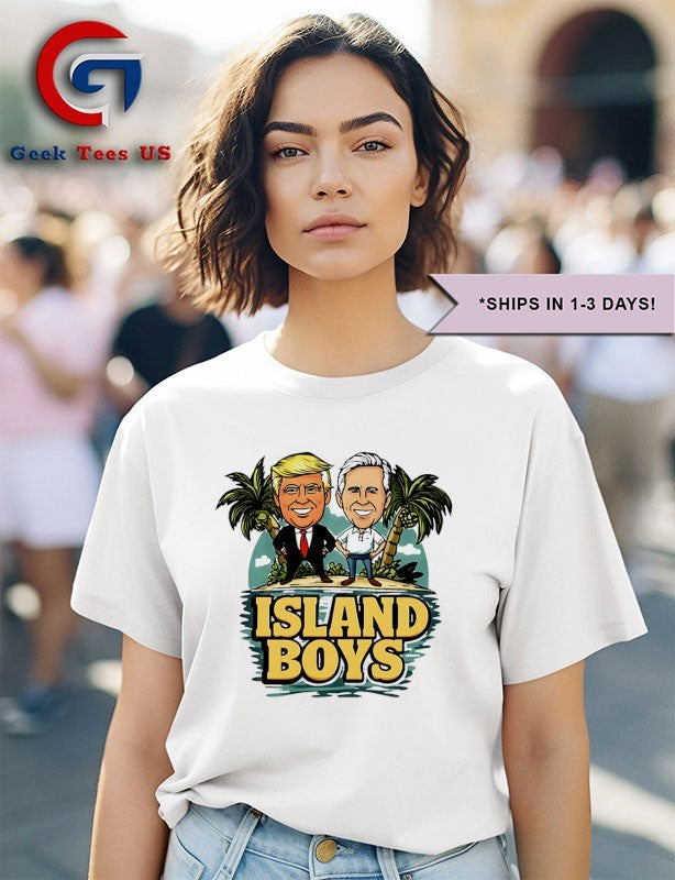 Trump and Gavin Island Boys shirt