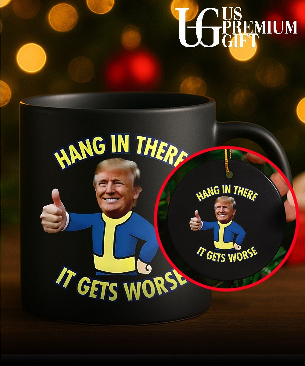 Trump x Vault Boy hang in there it gets worse shirt