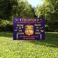 Trumpkin Like A Nightmare But A Whole Lot Scarier Halloween Yard Sign