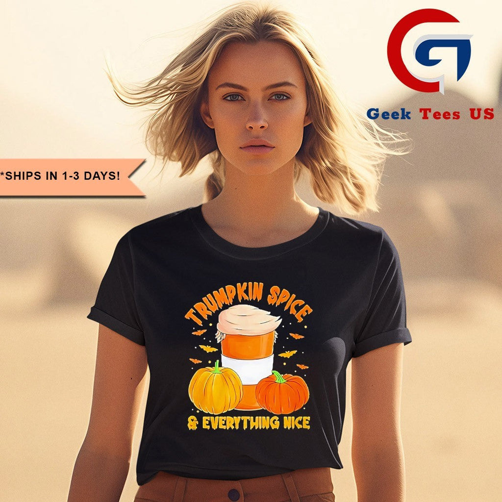 Trumpkin spice and everything nice Halloween Trump pumpkins shirt