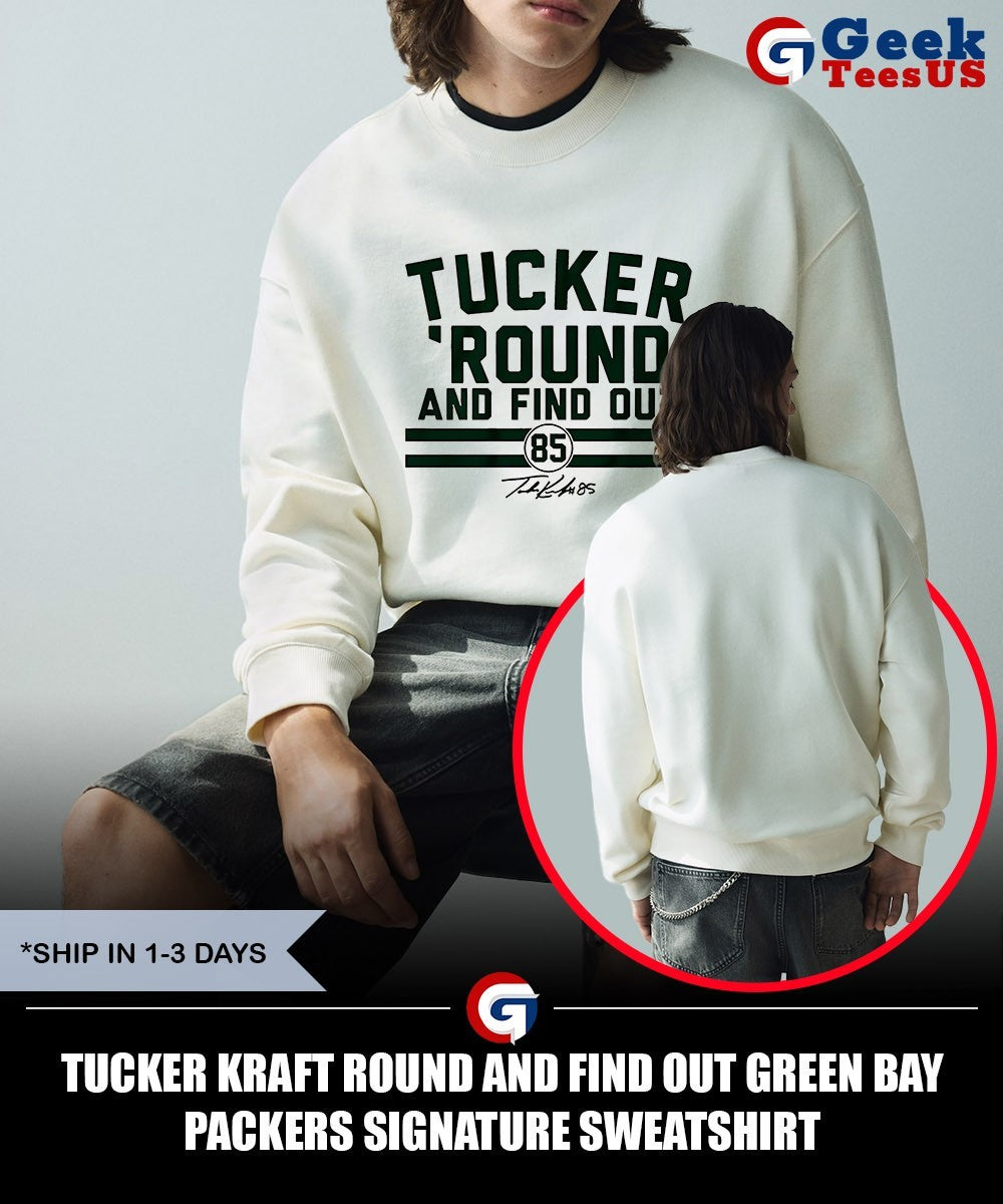 Tucker Kraft round and find out Green Bay Packers signature shirt