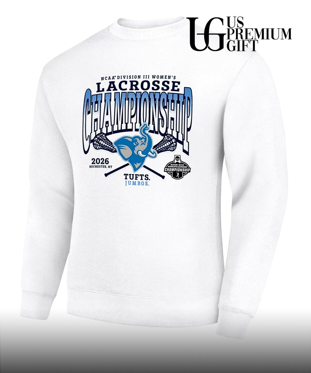 Tufts Jumbos 2026 NCAA Division III Women’s Lacrosse Championship shirt