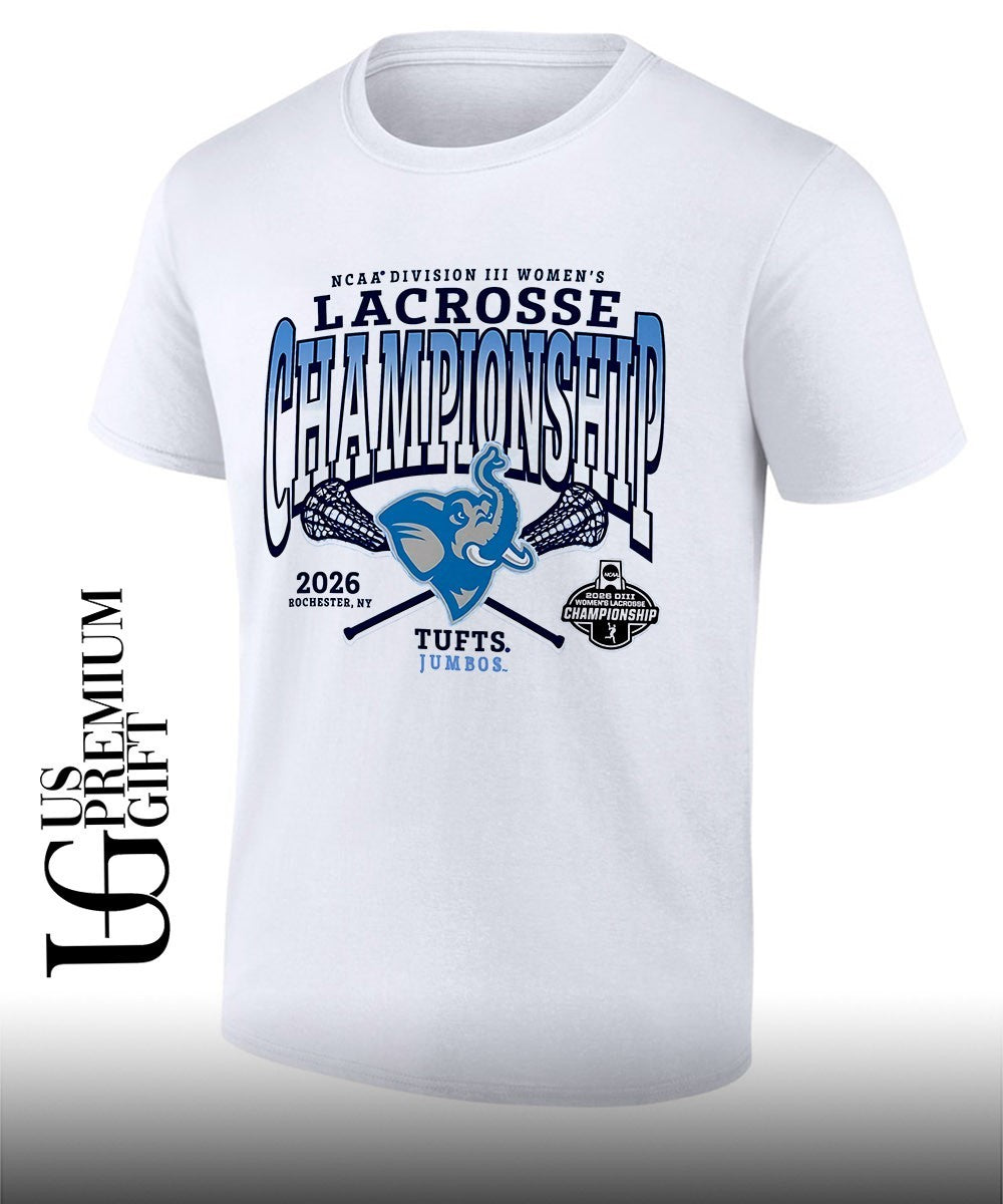 Tufts Jumbos 2026 NCAA Division III Women’s Lacrosse Championship shirt