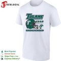 Tulane Green Wave 1998 undefeated perfect season helmet pelican mascot shirt