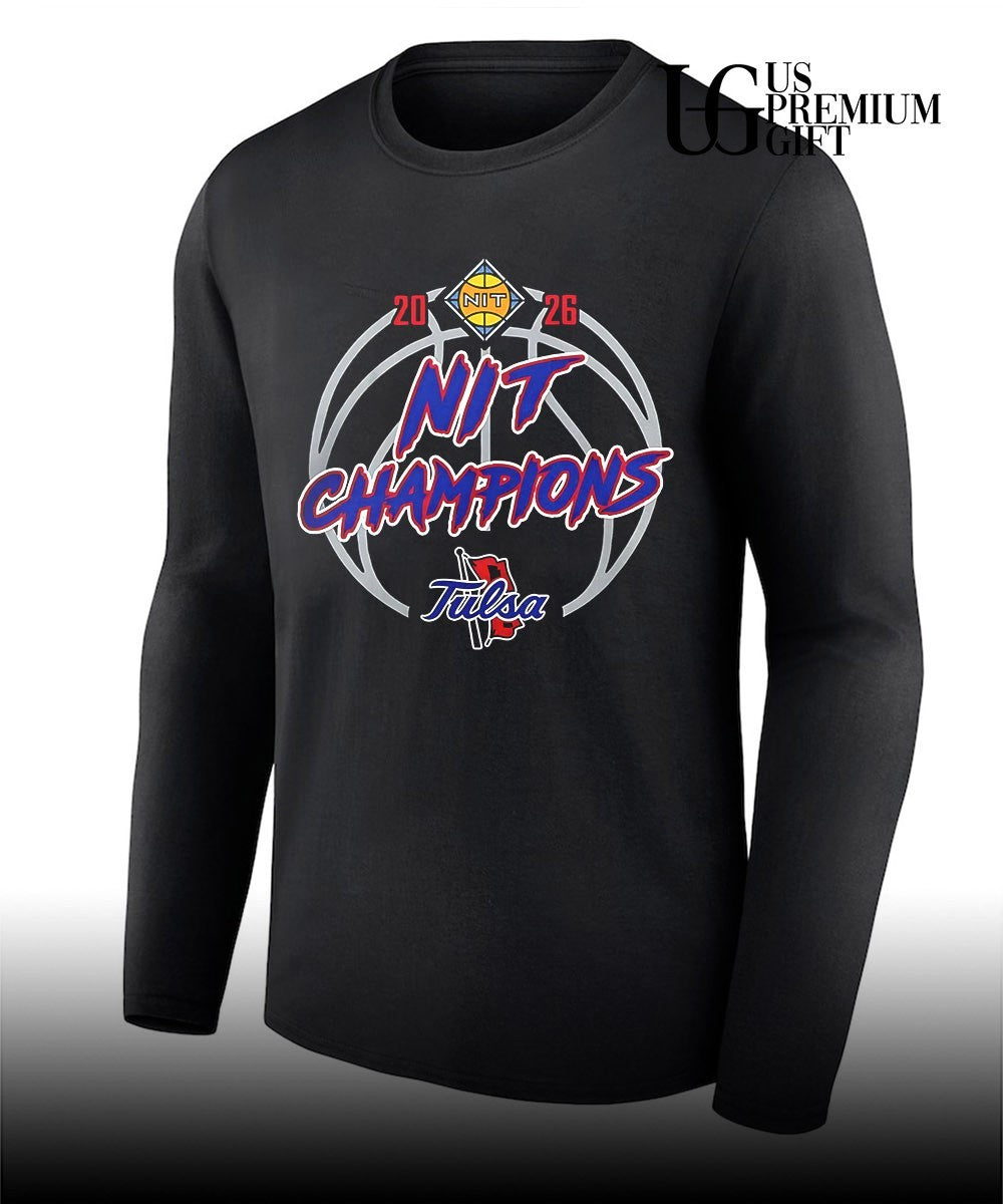 Tulsa Golden Hurricane 2026 Nit Men’s Basketball Champions shirt