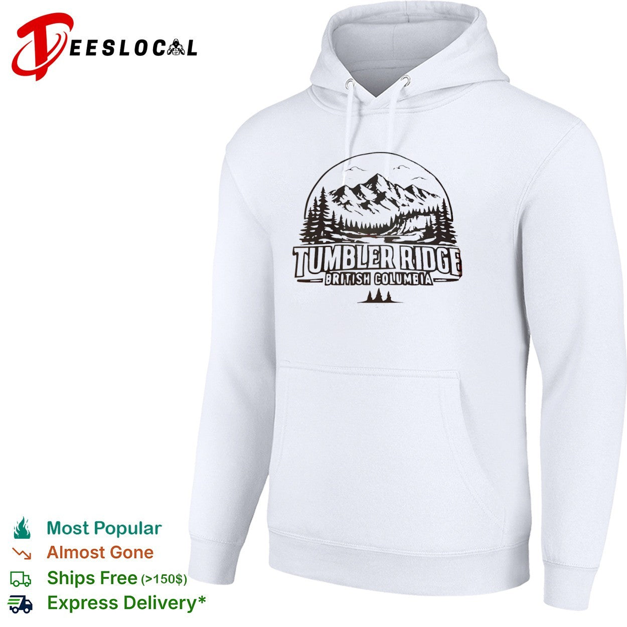 Tumbler Ridge British Columbia Mountain Landscape shirt