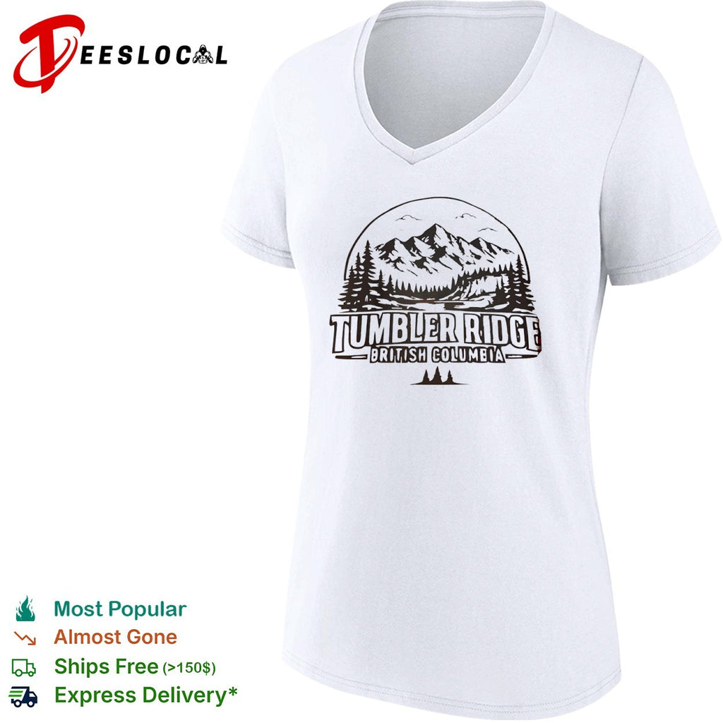 Tumbler Ridge British Columbia Mountain Landscape shirt