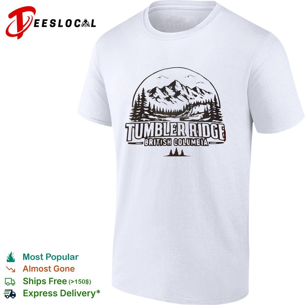 Tumbler Ridge British Columbia Mountain Landscape shirt