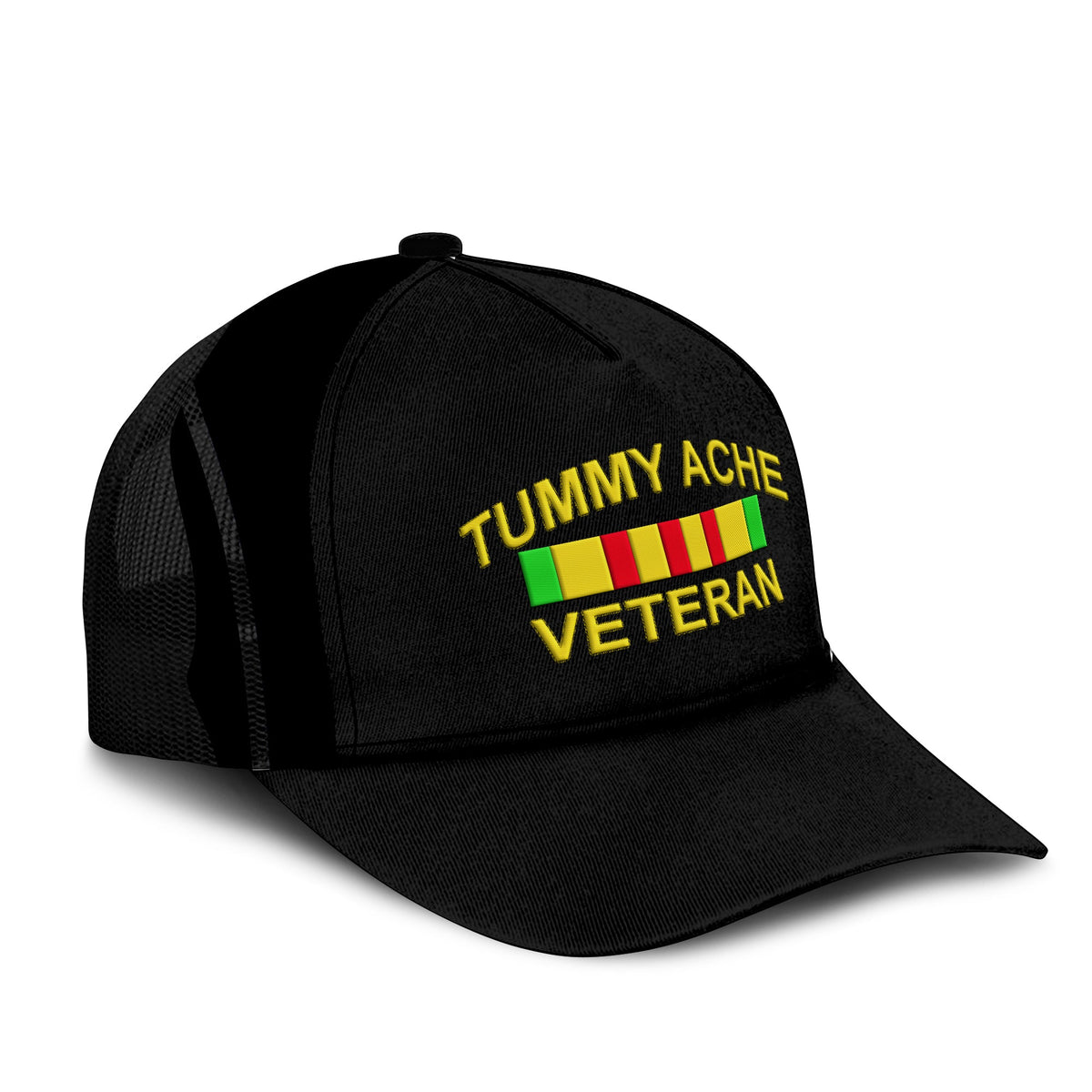 Tummy Ache Veteran Trucker Cap