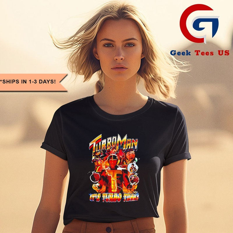 Turbo Man Its Turbo Time Lighting Christmas Bauble shirt