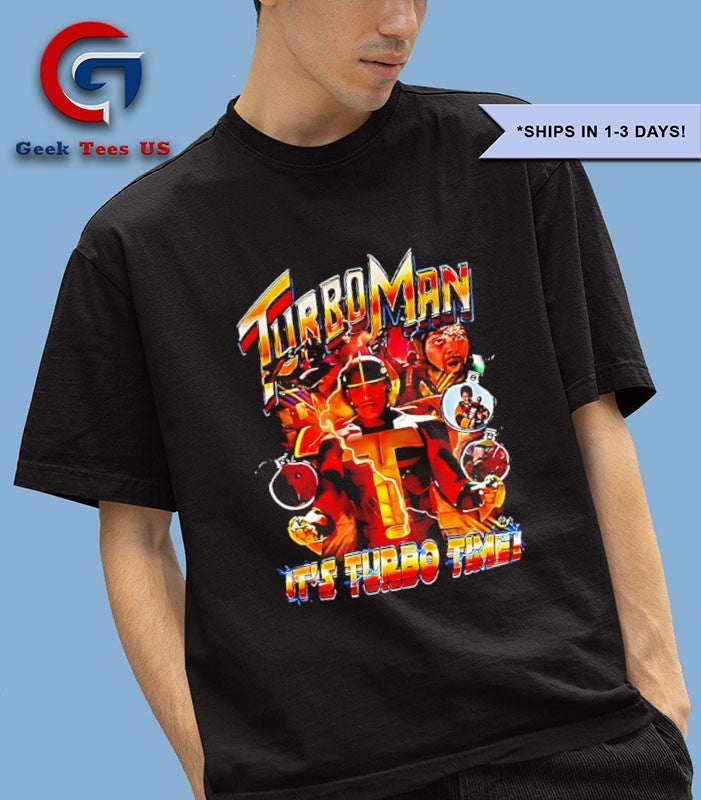 Turbo Man Its Turbo Time Lighting Christmas Bauble shirt