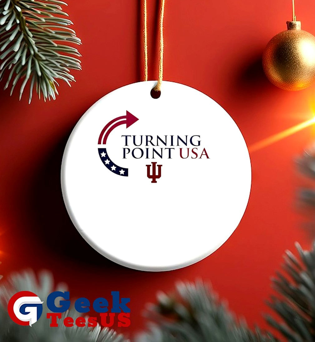 Turning Point USA Indiana University Bloomington logo shirt