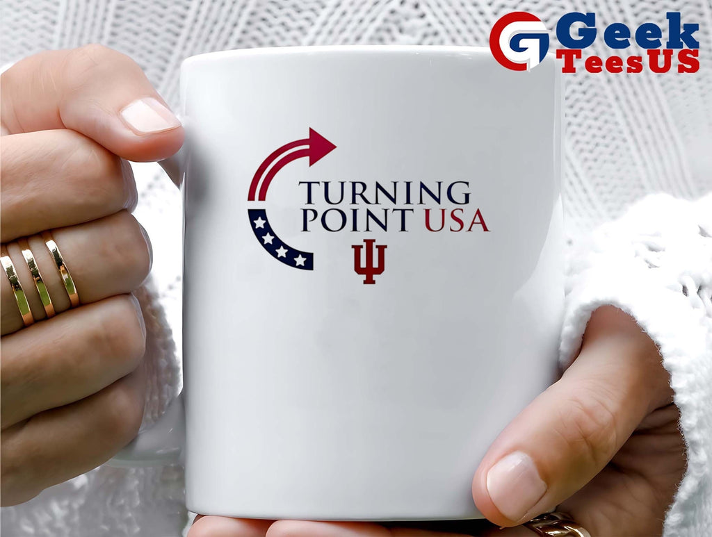 Turning Point USA Indiana University Bloomington logo shirt
