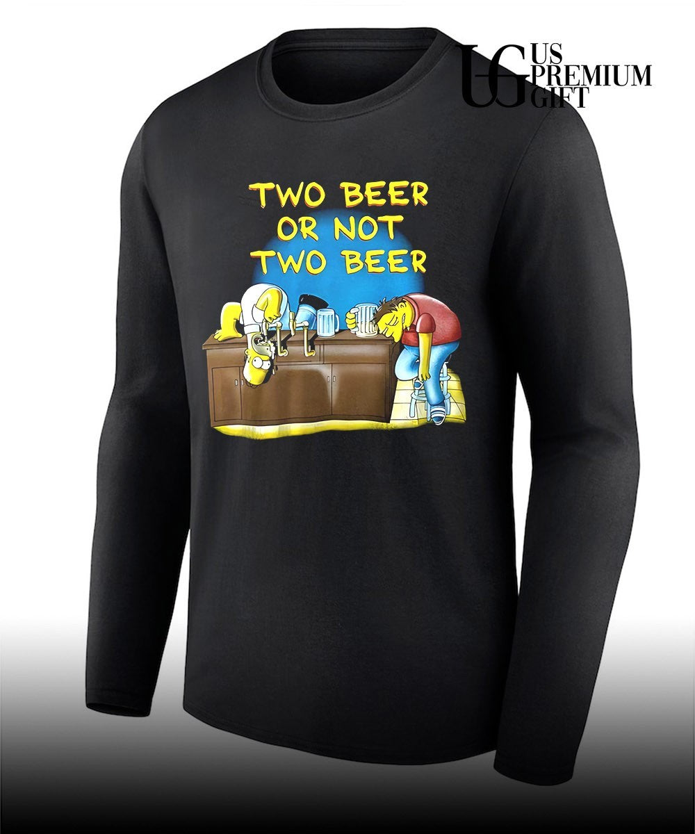 Two beer or not two beer cartoon shirt