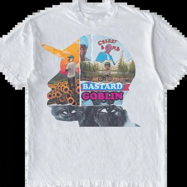 TyIer The Creator Head Album T-Shirt Graphic Vintage Tee 100% Cotton For Men For Women cute  shirts Hoodie Sweatshirt