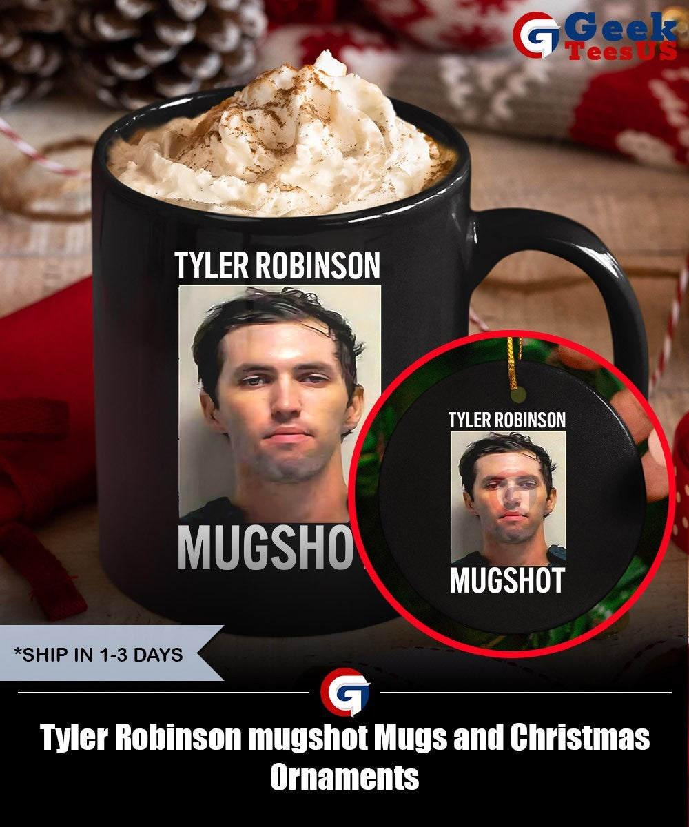Tyler Robinson mugshot shirt