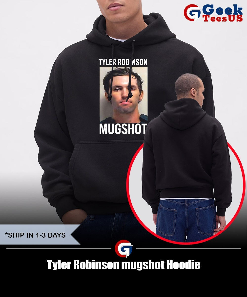 Tyler Robinson mugshot shirt