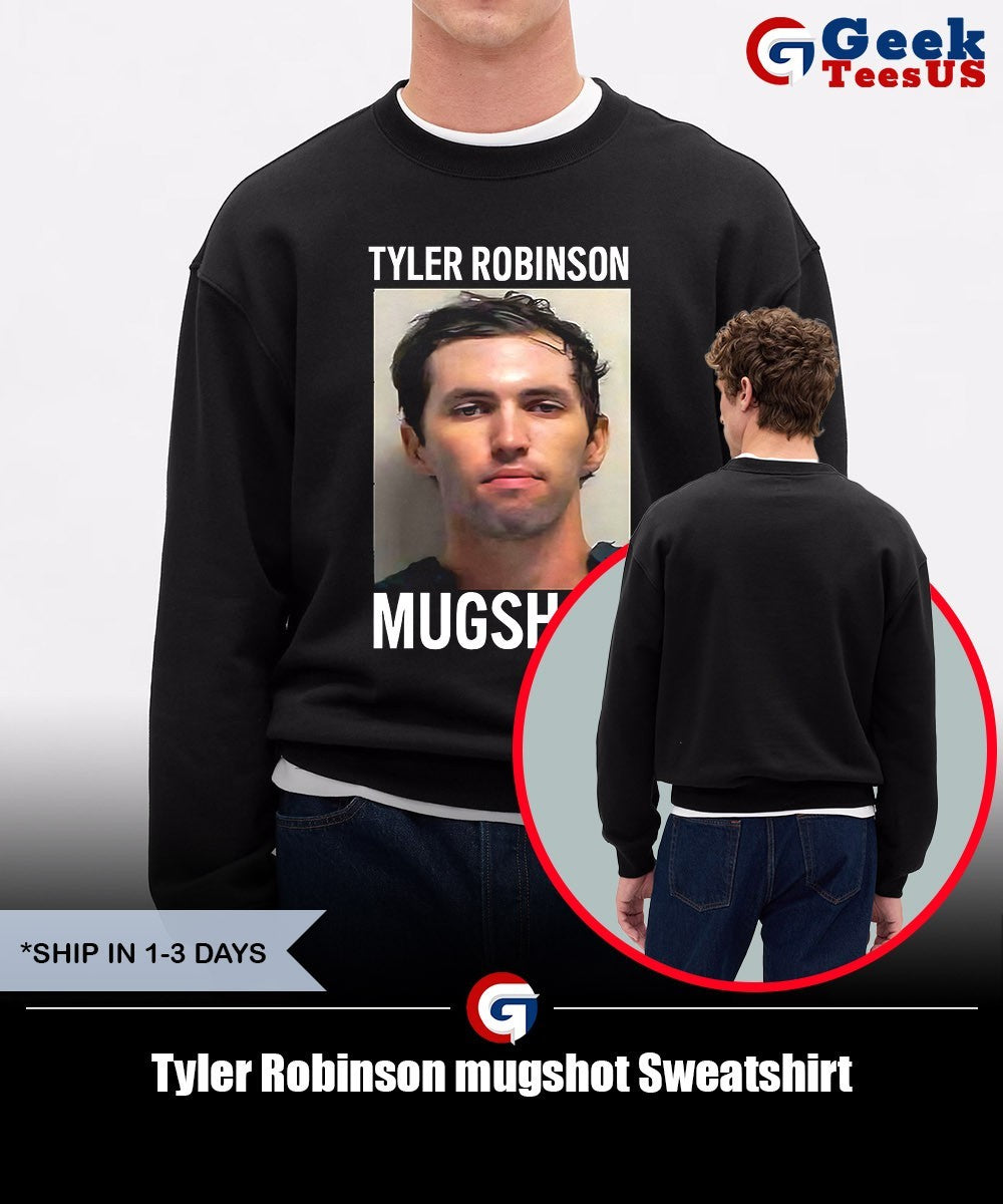 Tyler Robinson mugshot shirt