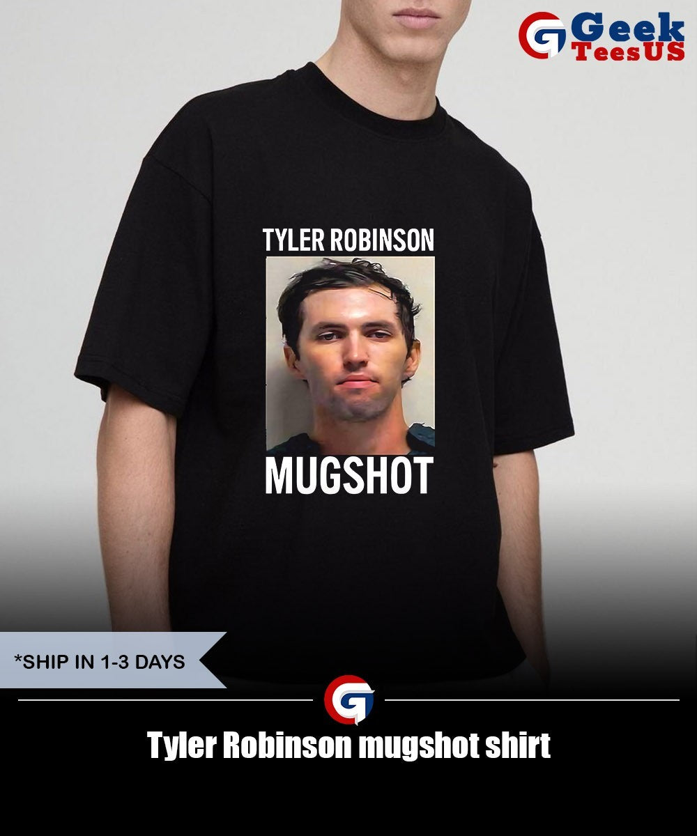 Tyler Robinson mugshot shirt