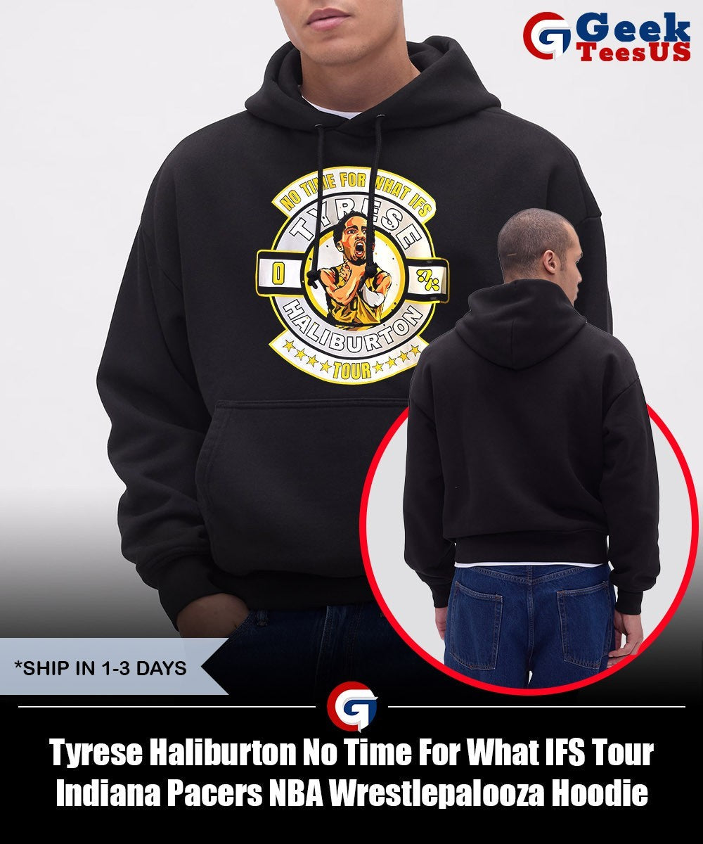 Tyrese Haliburton No Time For What IFS Tour Indiana Pacers NBA Wrestlepalooza shirt