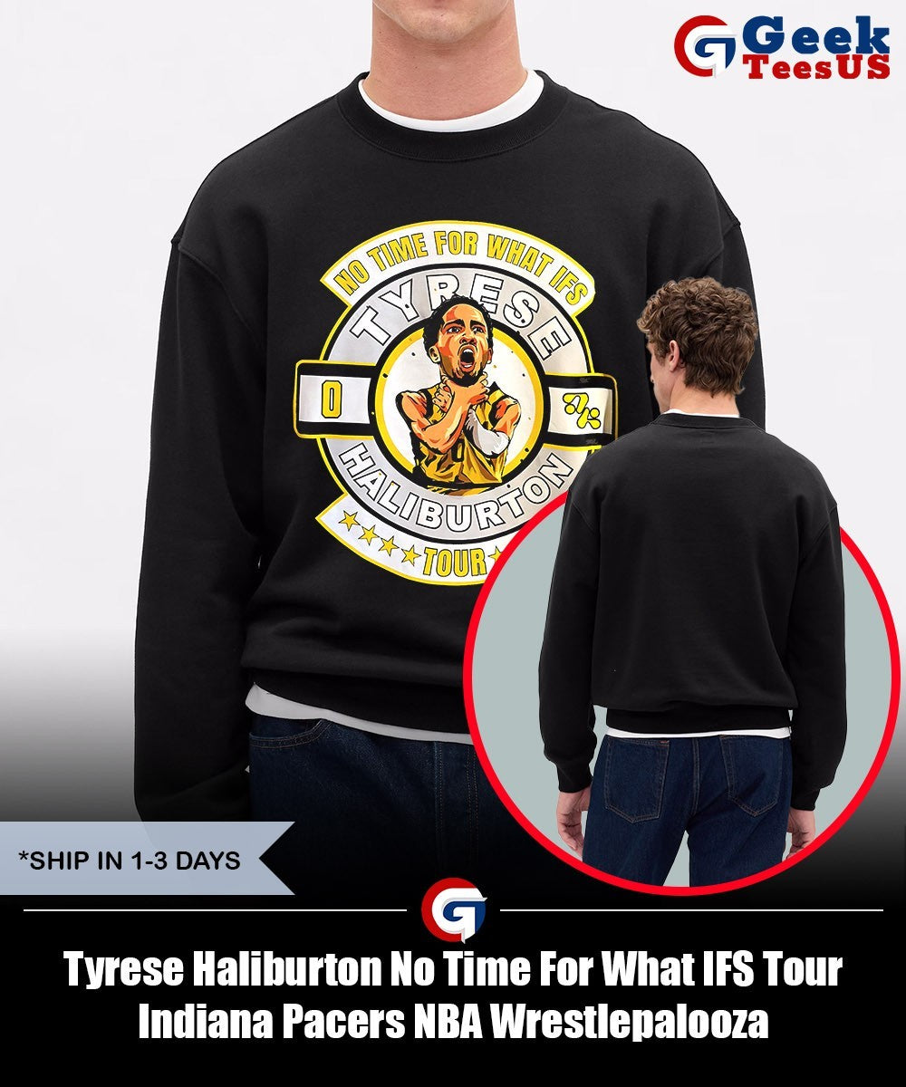 Tyrese Haliburton No Time For What IFS Tour Indiana Pacers NBA Wrestlepalooza shirt