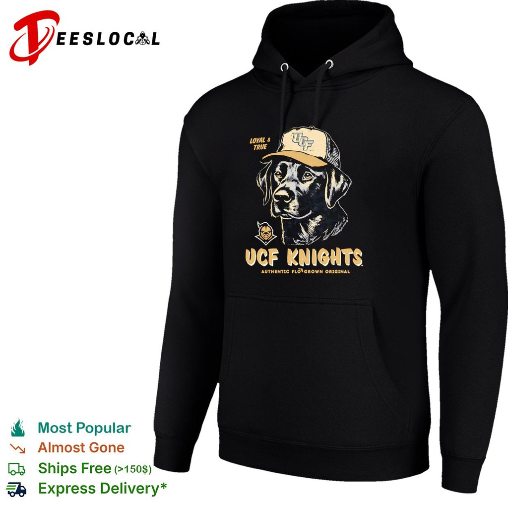UCF Knights black lab dog loyal and true shirt