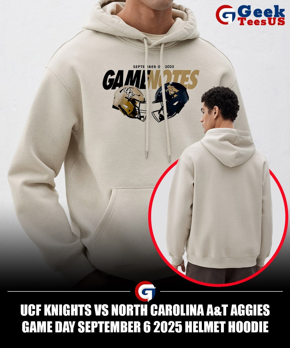 UCF Knights vs North Carolina A&T Aggies Game Day September 6 2025 helmet shirt
