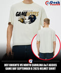 UCF Knights vs North Carolina A&T Aggies Game Day September 6 2025 helmet T-shirt
