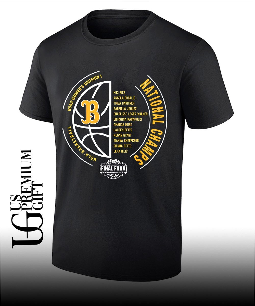 UCLA Bruins 2026 NCAA Women’s Basketball National Champions Nets shirt
