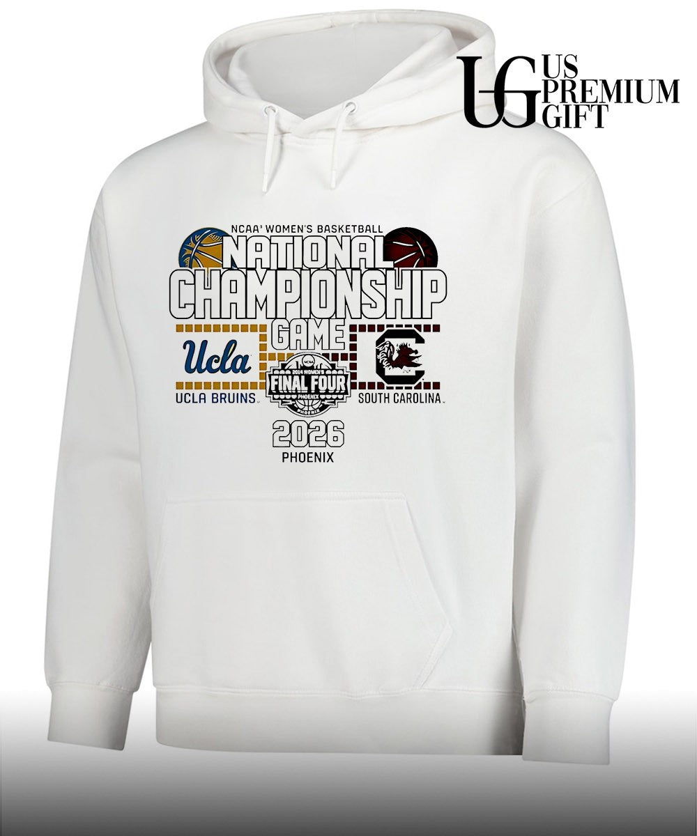 UCLA Bruins vs South Carolina 2026 Women’s National Championship Matchup shirt