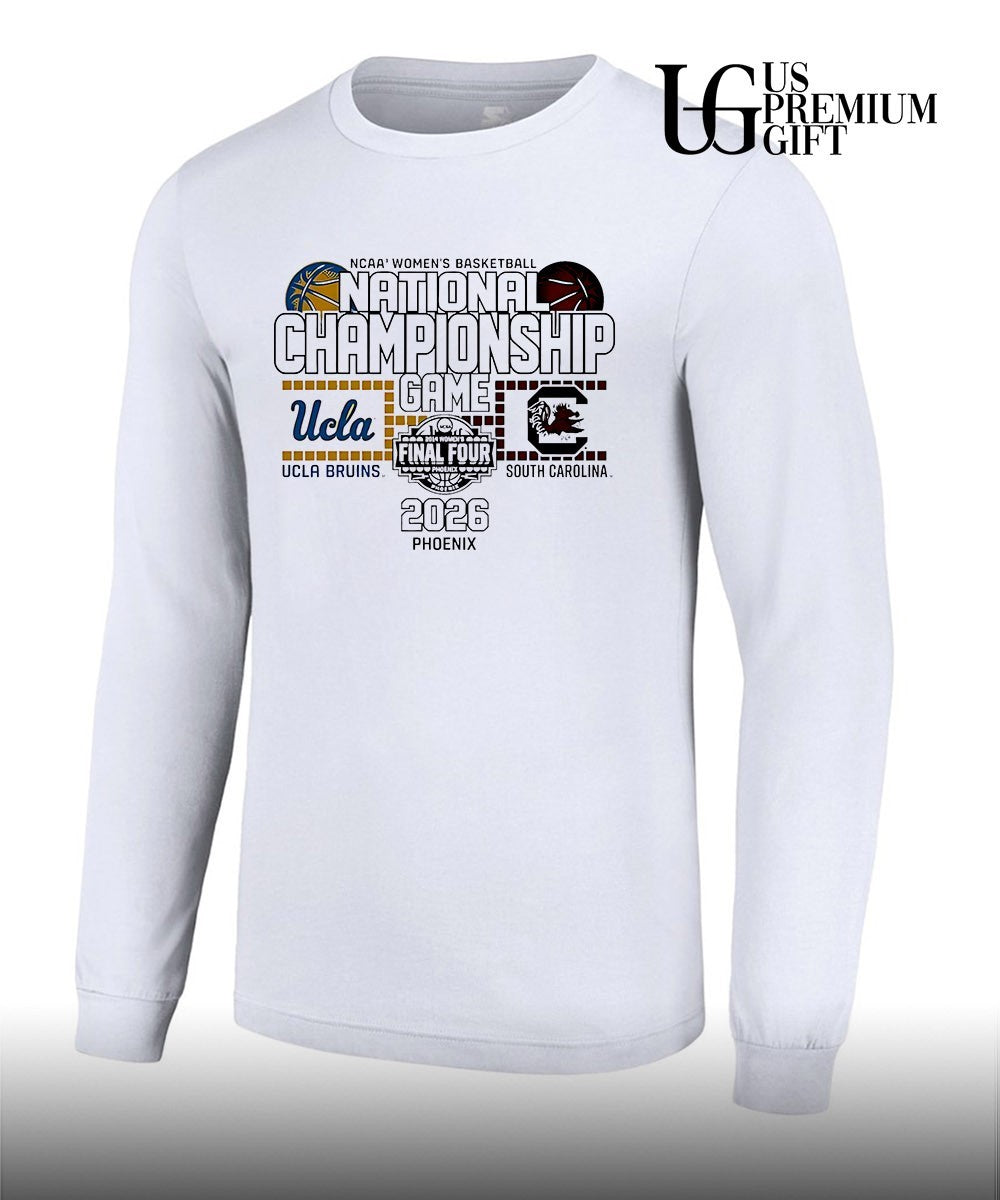 UCLA Bruins vs South Carolina 2026 Women’s National Championship Matchup shirt