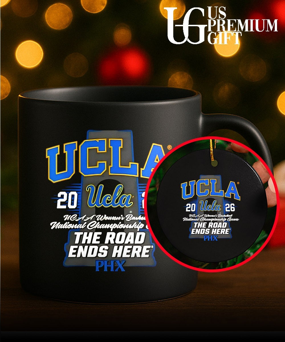 UCLA Women’s Basketball 2026 National Championship Game Phoenix The Road Ends Here trophy shirt