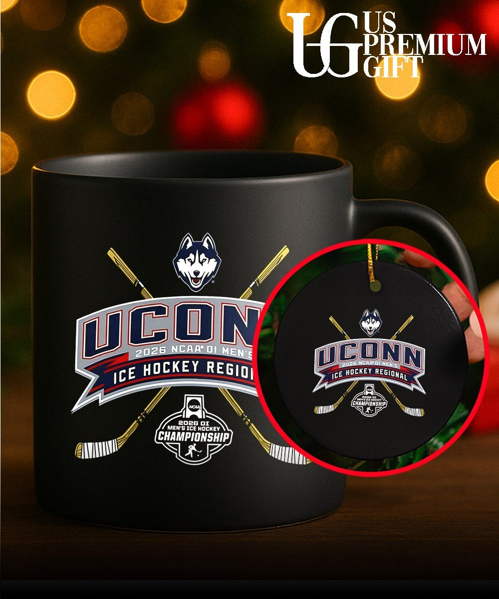 UConn Huskies 2026 NCAA DI Men’s Ice Hockey Regional shirt
