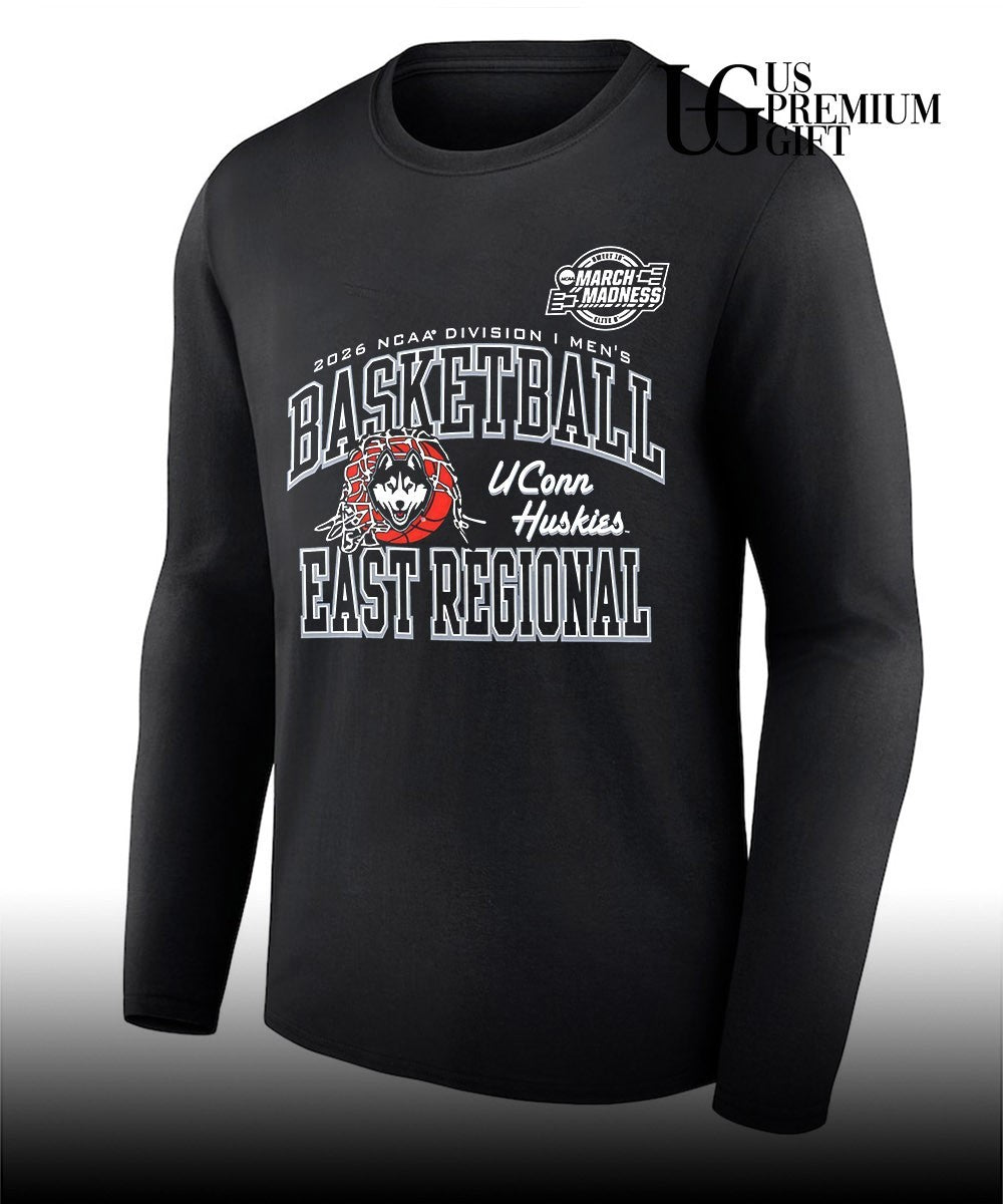 UConn Huskies basketball NCAA Division I March Madness East Regional 2026 shirt