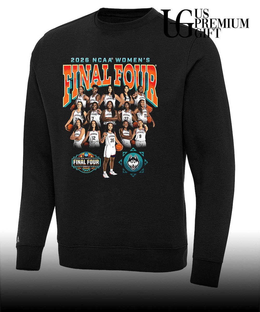 UConn Huskies women’s basketball NCAA 2026 Final Four graphic shirt