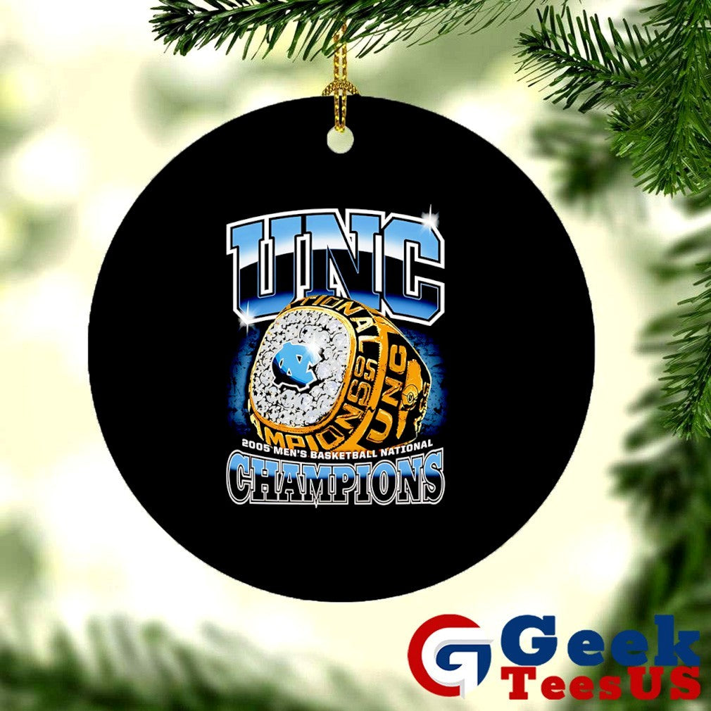 UNC 2005 men’s basketball National Champions ring shirt