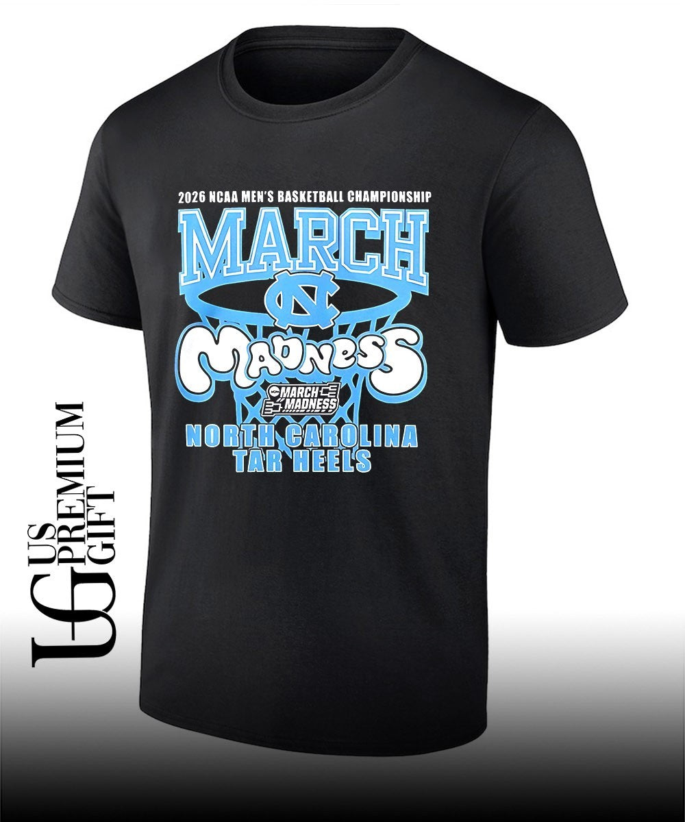 UNC Tar Heels 2026 March Madness NCAA Men’s Basketball Championship shirt