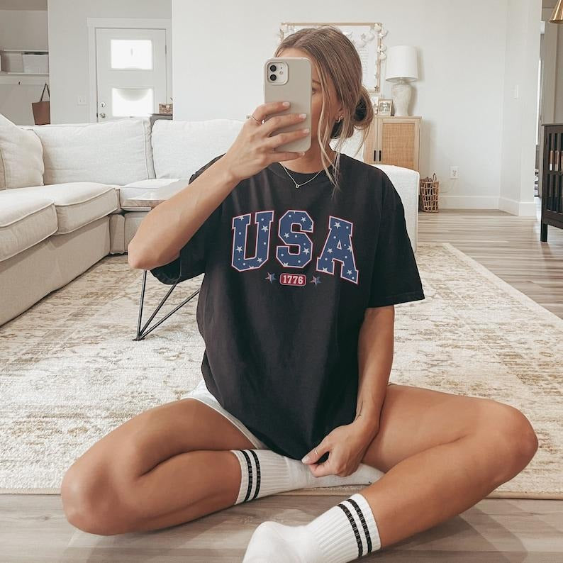 USA Shirt, America Shirt, Fourth of July Shirt, 4th of July Tee, Patriotic Shirt, America Est Shirt, Red White and Blue...